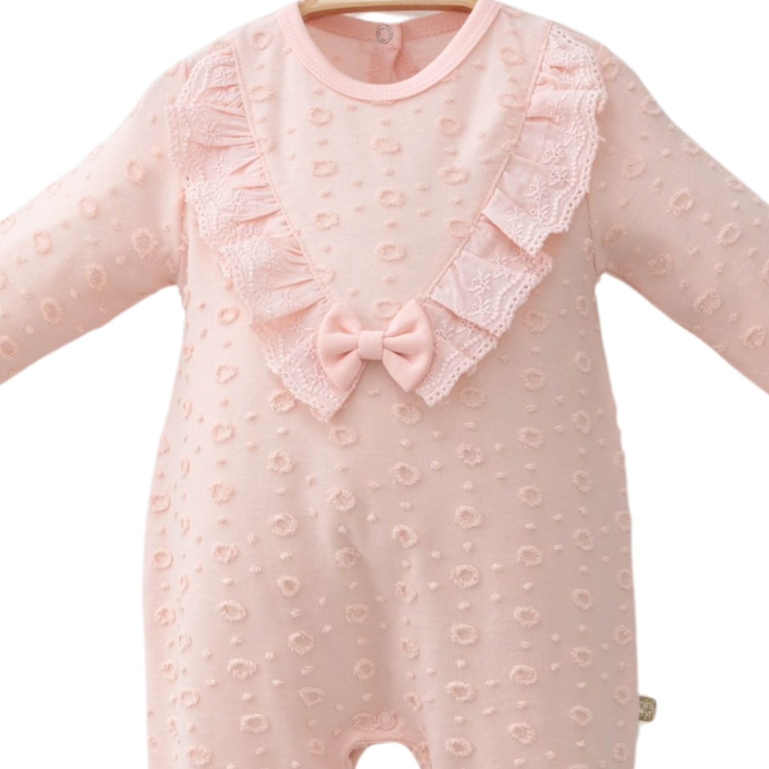 Frilly Bow Girls Pajama Set-3