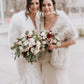 Ivory Faux Fur Bridal Jacket (Anna Ivy07)