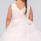 Christine Cross Elegant Girls' Wedding Dress - Farnelli
