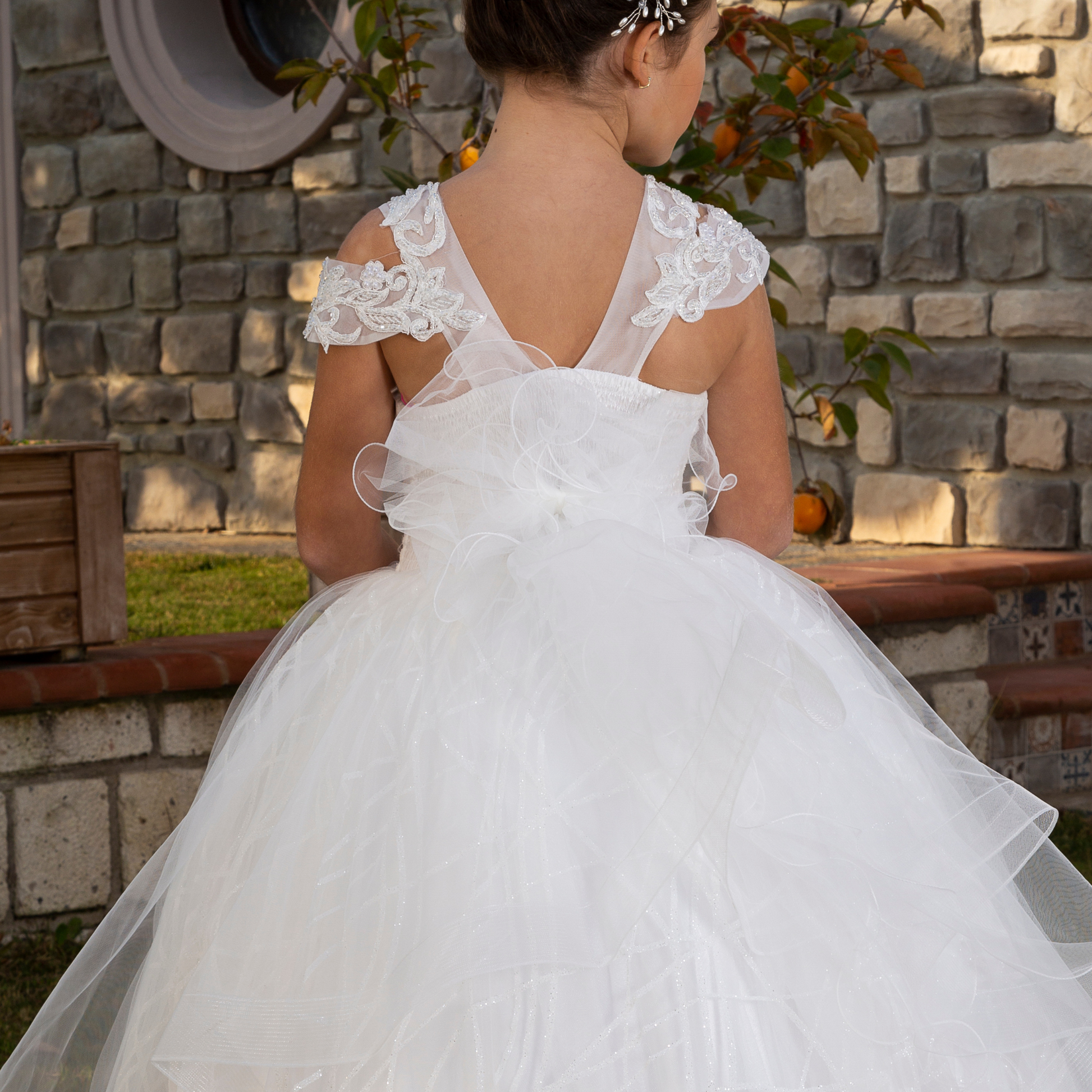 Majestic Charm Girls Formal Dress - Farnelli