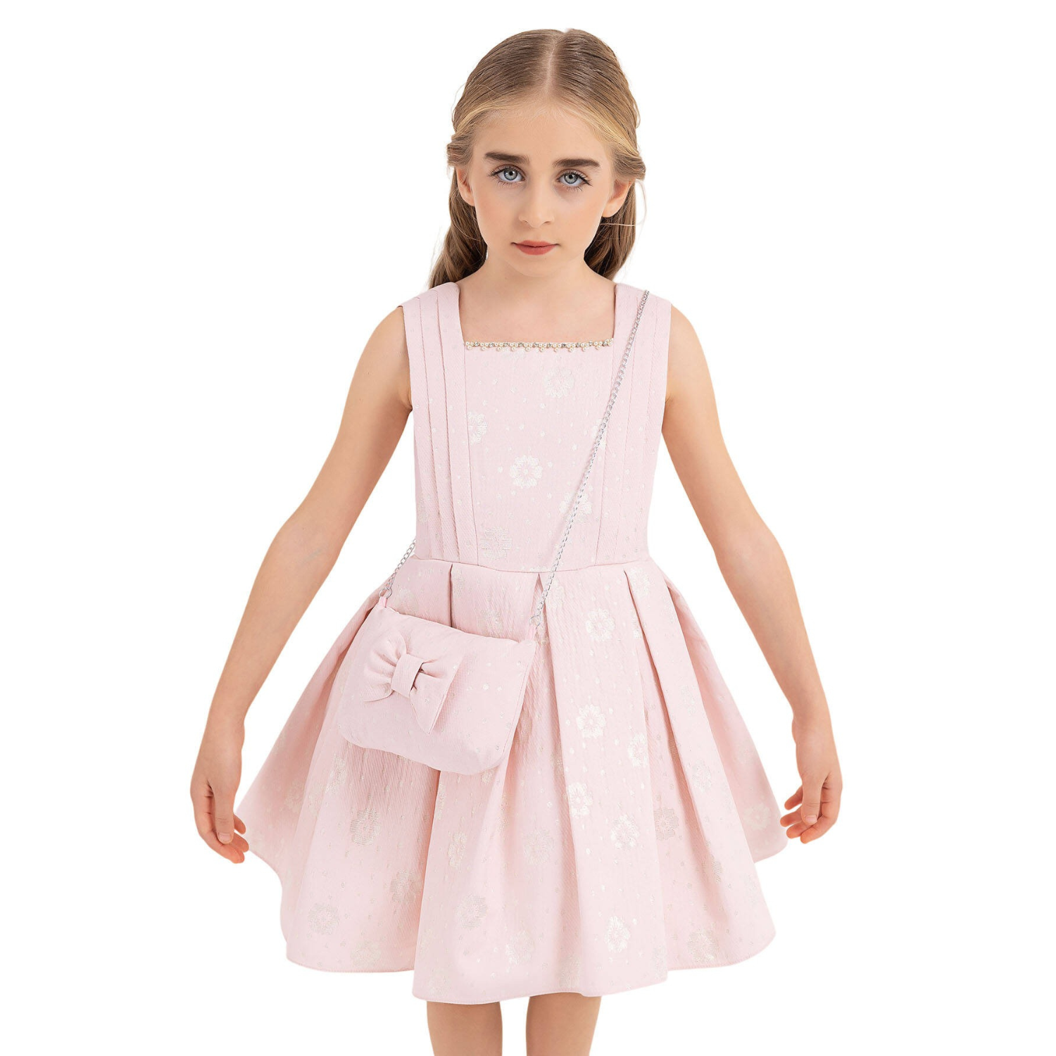 Pink Stardust Girls Formal Dress-2