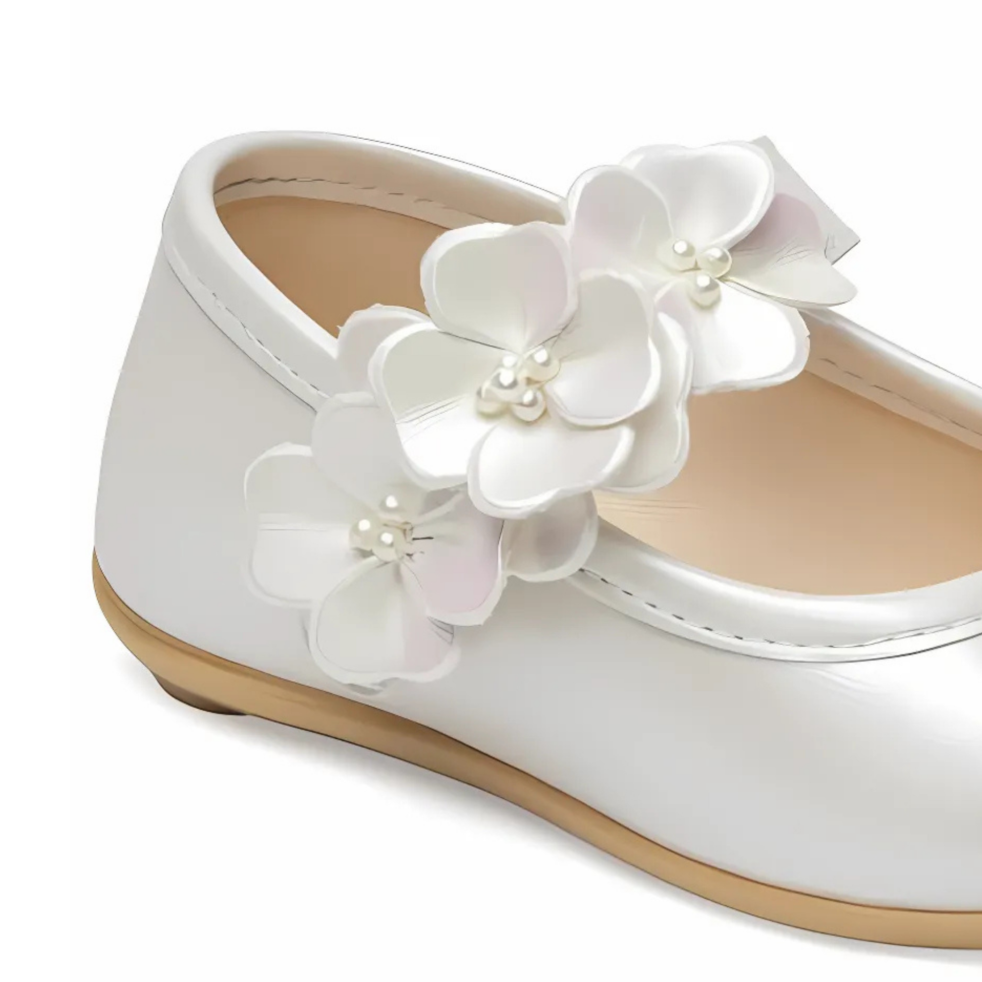 Pearl Petals Girls Formal Shoes-3