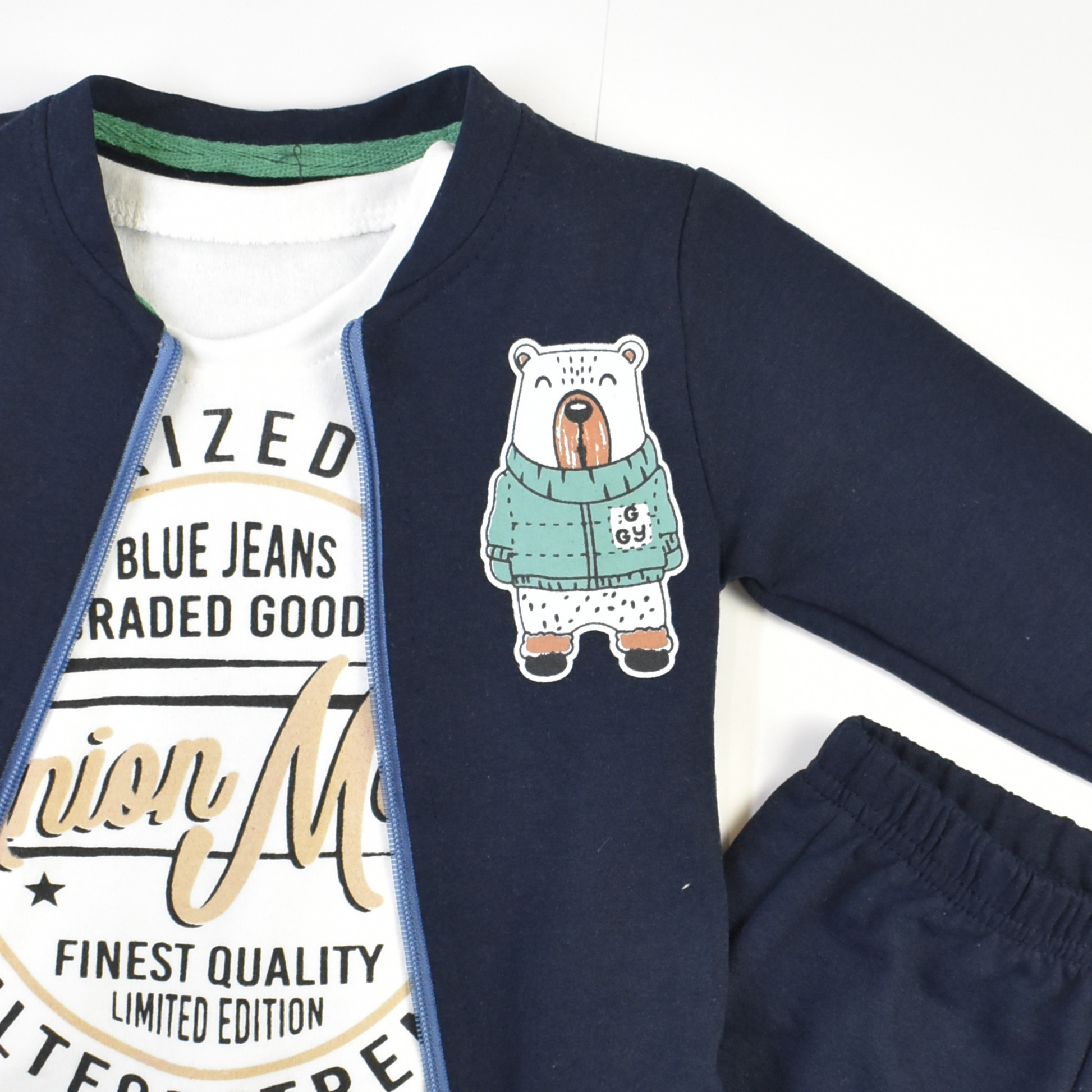 Big Bear Cotton Joggers Set-3