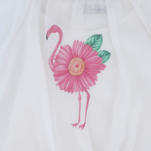 Stylish Flamingo Girls Casual Set - Farnelli