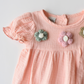 Summer Bloom Girls Cotton Dress - Farnelli