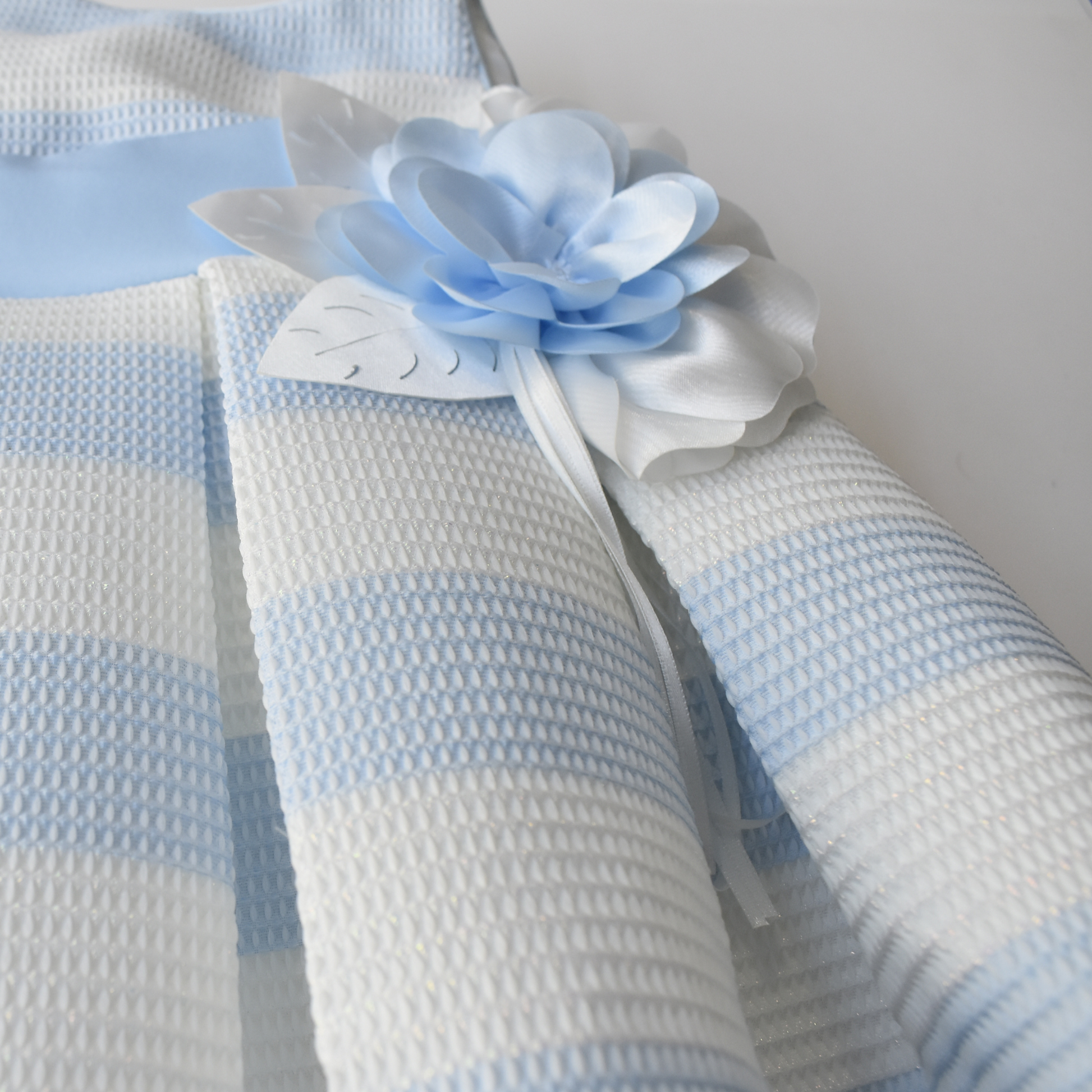 Sweet Stripe Formal Baby Dress-2