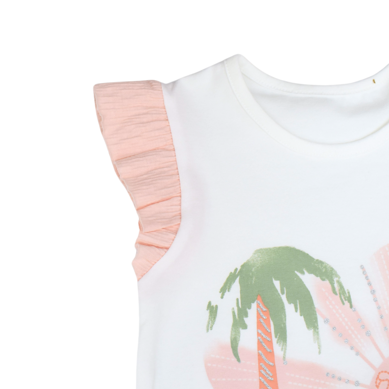Tropical Heart Girls Casual Set-2