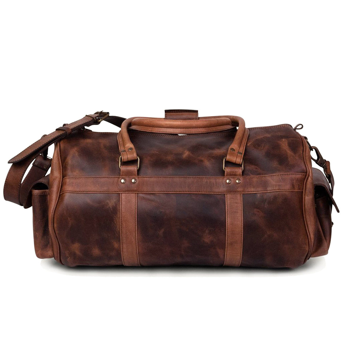 Tony Rosato duffel bag by Classy Leather Bags in a classic leather design