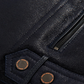 New Men’s Black RAF Flying Shearling Sheepskin Moto Leather Jacket