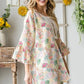 Heimish Full Size Multi Color Floral Open Cardigan Plus Size - Farnelli