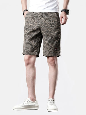 Men's Printed Wide-Leg Shorts - Farnelli