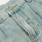 Men's Washed Wide Leg Jeans - Farnelli