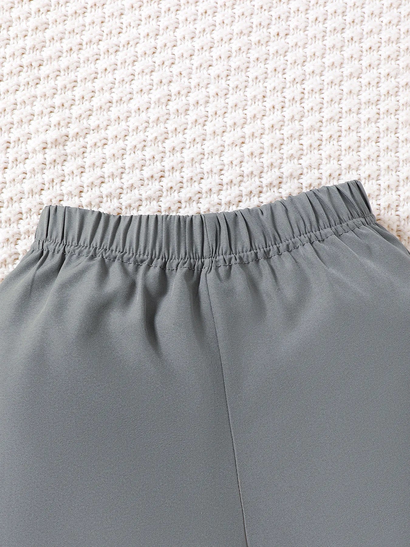 Children's Hat Dinosaur Plaid Button Up Top and Shorts 3-Piece Set - Farnelli