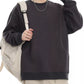 Men's Plus Size Round Neck Long Sleeve Sweatshirt - Farnelli