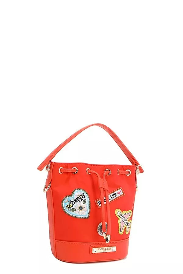 Nicole Lee USA Color Patch Bucket Bag - Farnelli