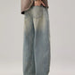 Men's Vintage Wash Wide Leg Jeans - Farnelli