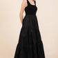 Mittoshop Mix Media Square Neck Maxi Dress - Farnelli