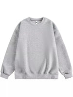 Men's Plus Size Crew Neck Long Sleeve Sweatshirt - Farnelli