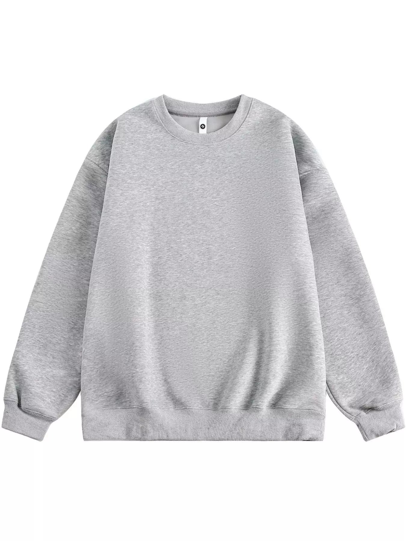 Men's Plus Size Crew Neck Long Sleeve Sweatshirt - Farnelli