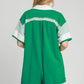 Umgee French Terry Collared Colorblock Romper - Farnelli