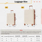 HouseOfZazla expandable 2-piece luggage set with TSA lock and spinner wheels in multiple colors