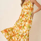 Mittoshop Watercolor Print Halter Neck Satin Maxi Dress - Farnelli