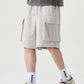 Men's Plus Size Drawstring Wide Leg Cargo Shorts - Farnelli