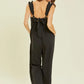 HEYSON Full Size Ruffled Strap Back Tie Wide Leg Jumpsuit - Farnelli