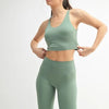MONO B Venice Cloud Light U-back Active Tank - MOSS