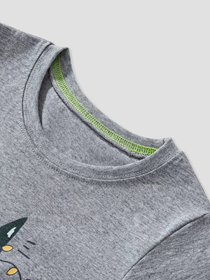 Children's Dinosaur Graphic Long Sleeve T-Shirt - Farnelli