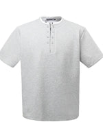 Men's Contrast Half Zip Short Sleeve T-Shirt - Farnelli