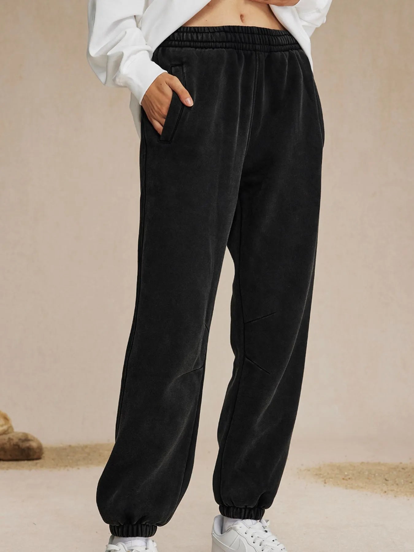Men's Casual Elastic Waist Cotton Sweatpants - Farnelli