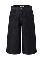 Men's Wide-Leg Denim Shorts - Farnelli