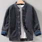 Men's Button Front Long Sleeve Jacket - Farnelli