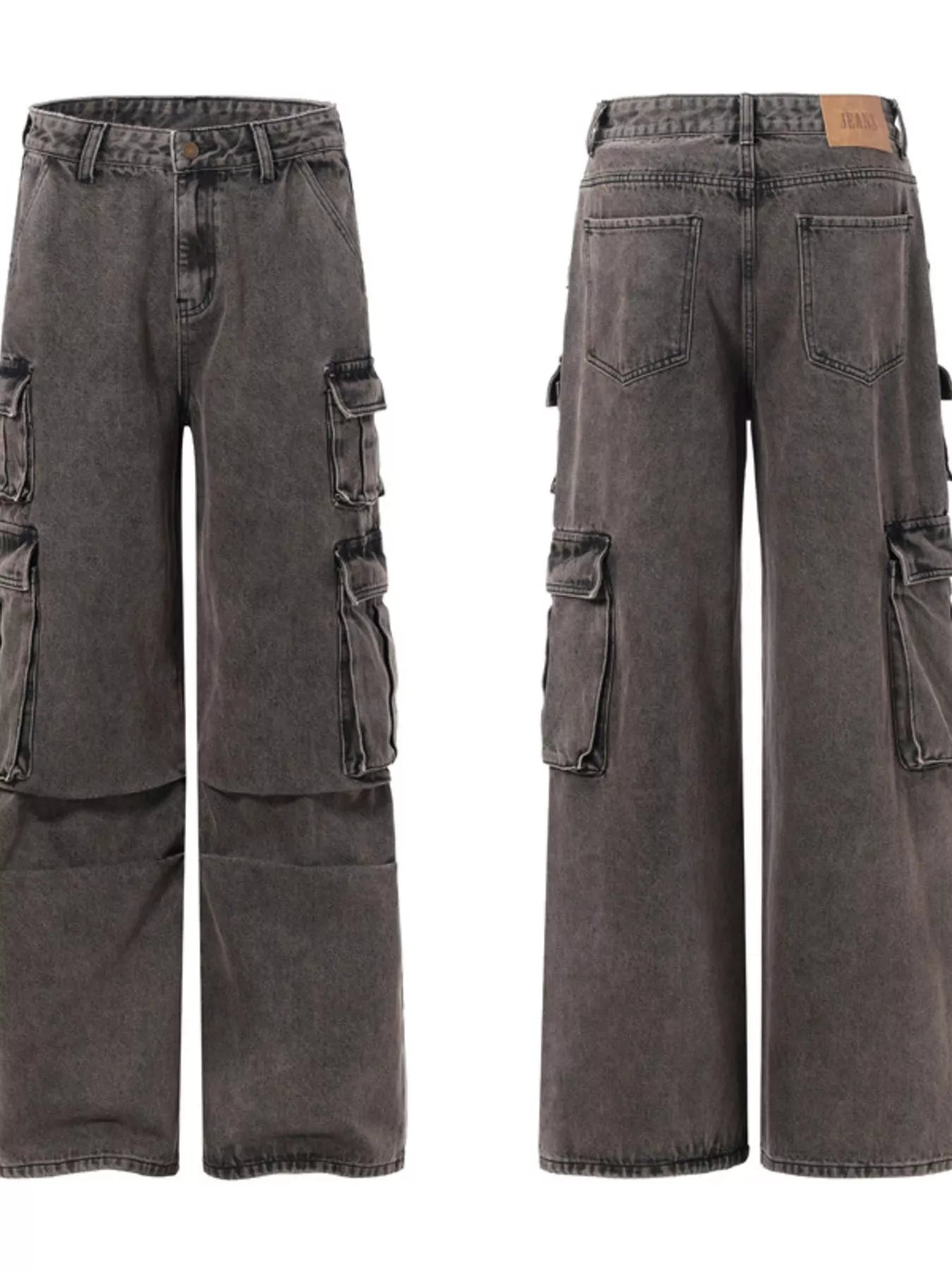 Men's Vintage Wash Cargo Jeans - Farnelli