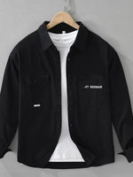 Men's Plus Size Button Up Long Sleeve Shirt - Farnelli