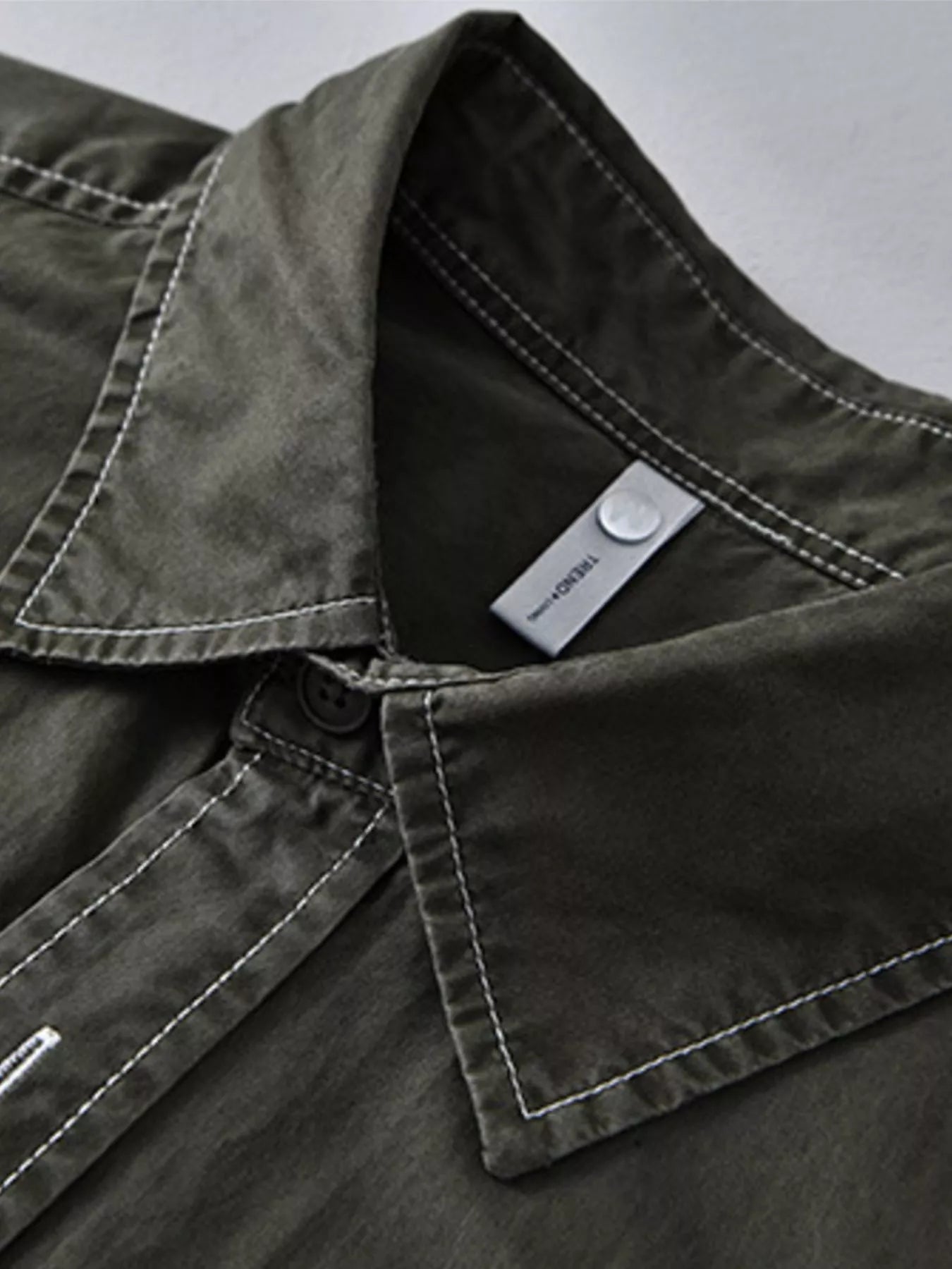 Men's Plus Size Button Up Short Sleeve Shirt - Farnelli