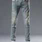 Men's Distressed Slim Fit Jeans - Farnelli