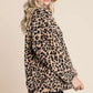 Culture Code Leopard Faux Fur Round Neck Top - Farnelli