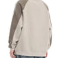 Men's Plus Size Contrast Raglan Sleeve Casual Sweatshirt - Farnelli
