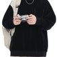 Men's Plus Size Color Block Oversized Sweatshirt - Farnelli