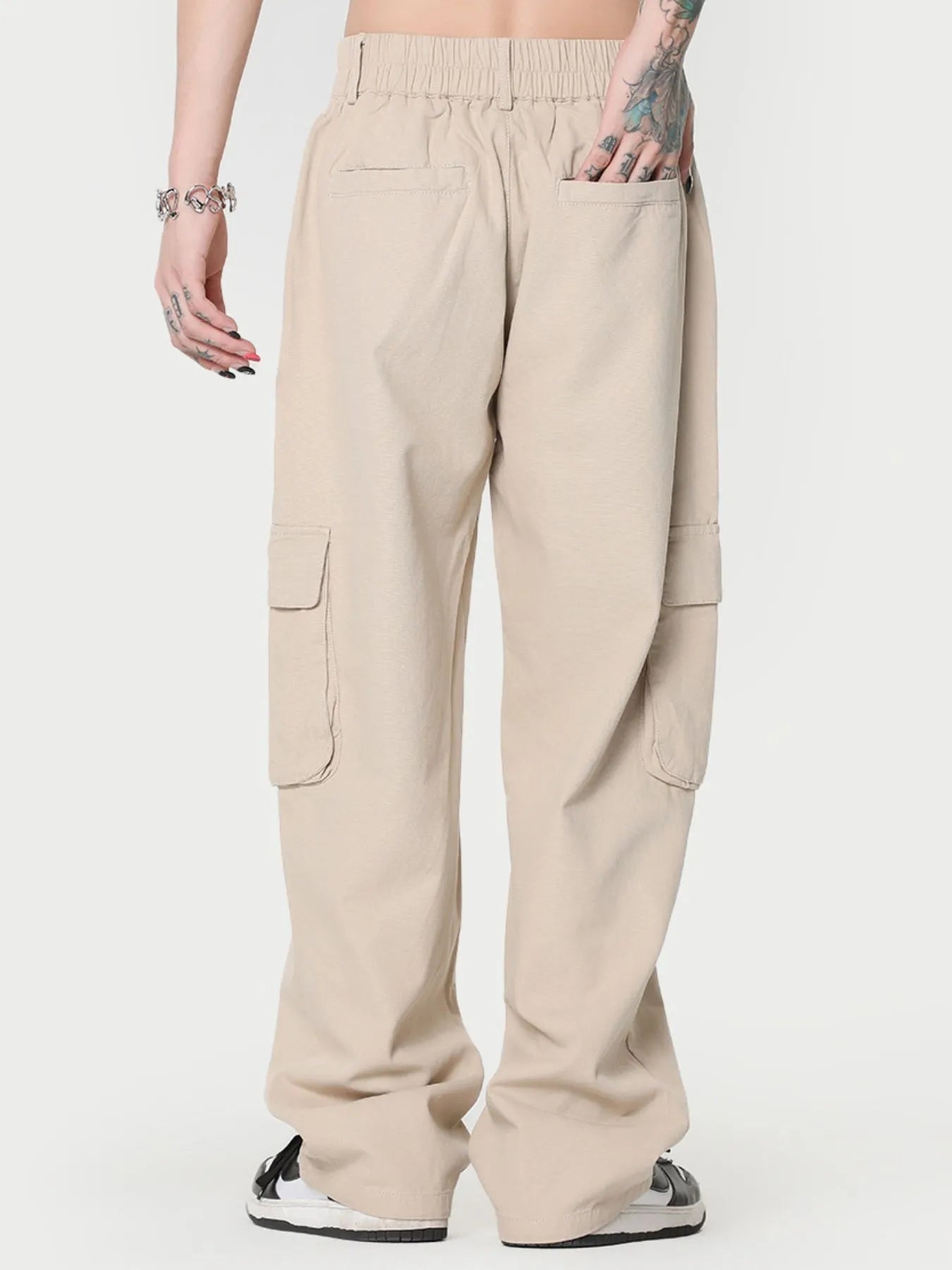 Men's Wide Leg Cargo Pants - Farnelli