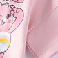 Children's Bear Graphic Short Sleeve Sweatshirt Dress - Farnelli