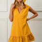 BiBi Ruffled French Terry Hooded Dress - Farnelli