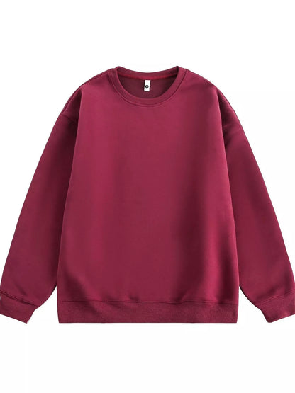 Men's Plus Size Crew Neck Long Sleeve Sweatshirt - Farnelli