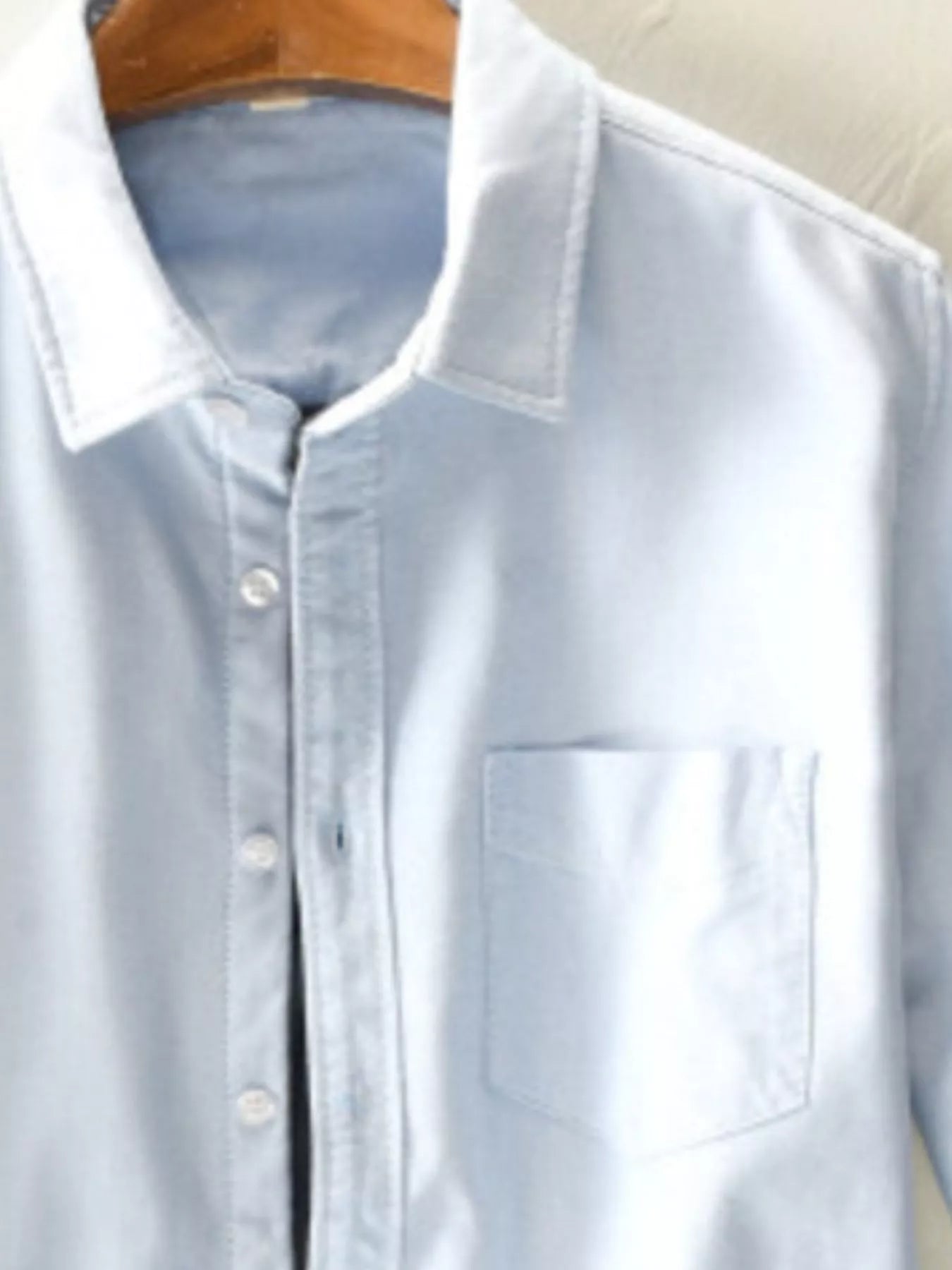 Men's Plus Size Casual Fleece Lined Button Up Shirt - Farnelli