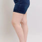 Judy Blue Full Size High Waist Back Flap Pocket Denim Shorts Plus Size - Farnelli