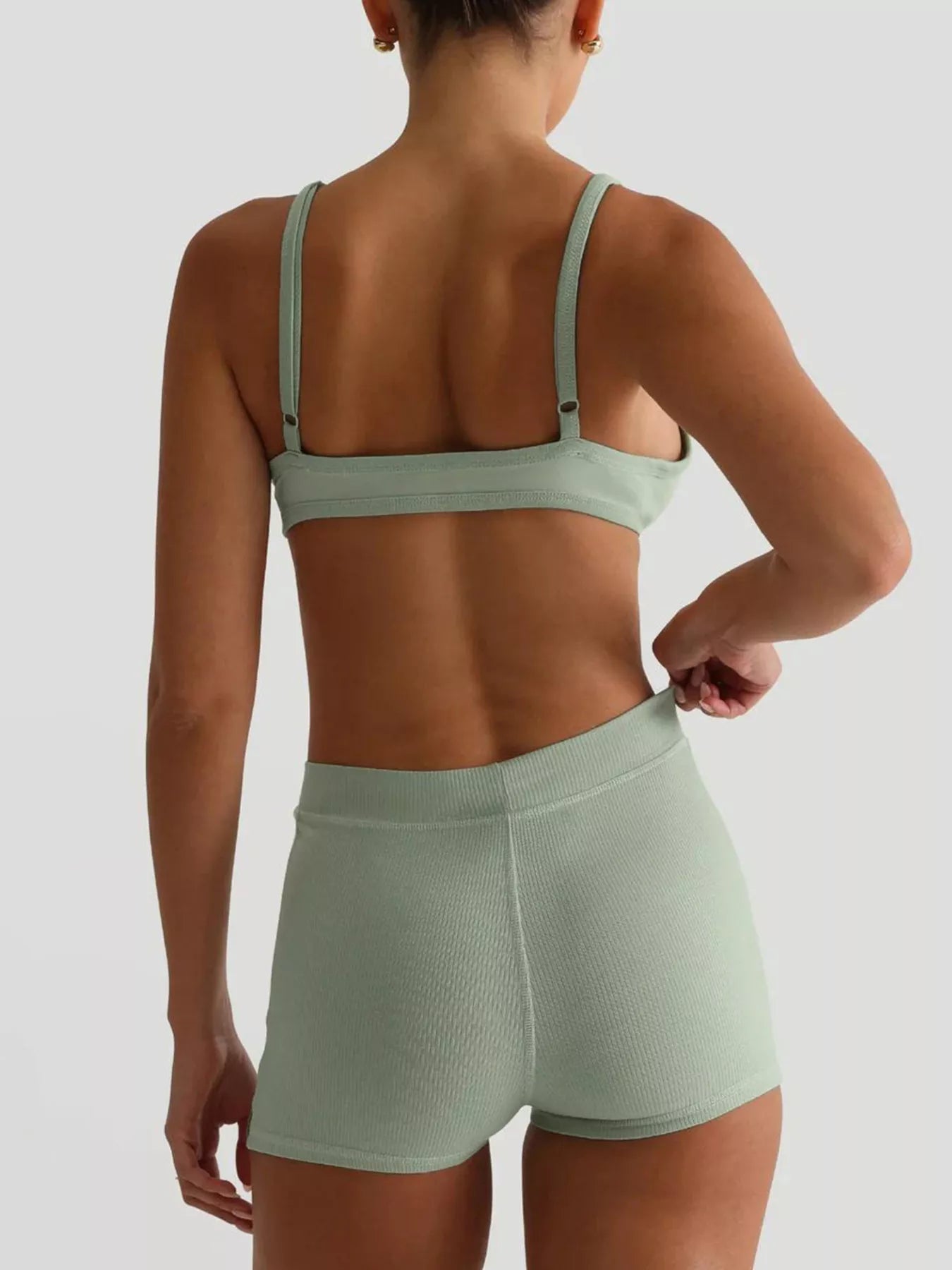 Seamless Bra and High Waist Shorts Active Set - Farnelli
