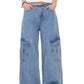 Men's Wide Leg Cargo Jeans - Farnelli