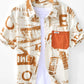 Men's Printed Button Up Short Sleeve Shirt - Farnelli